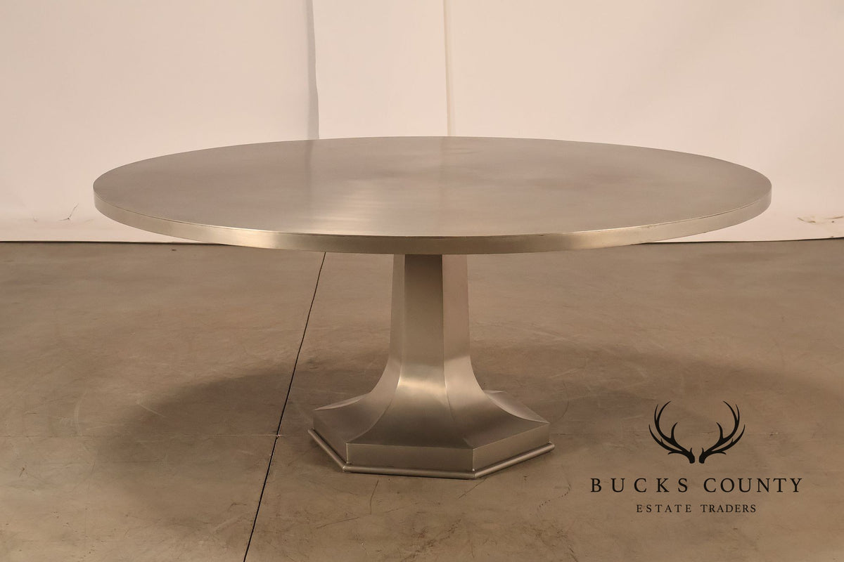 Restoration Hardware '1940s Belgian Metal' Dining Table