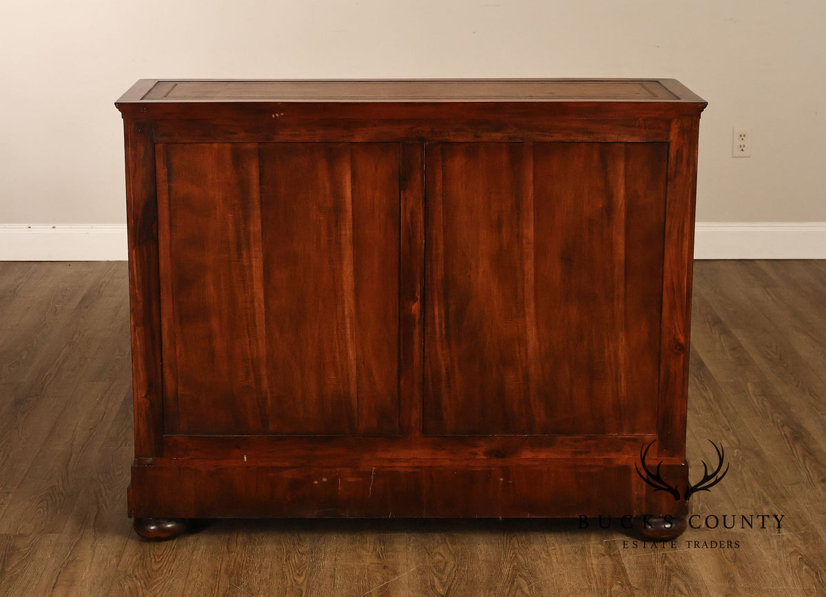 John-Richard Regency Style Leather Top Server Cabinet