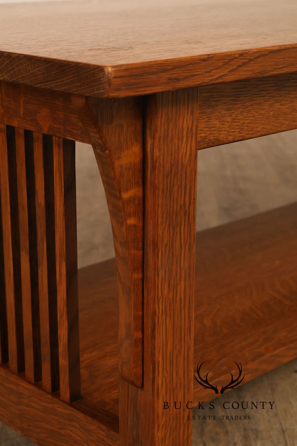 Stickley Mission Collection Oak Cocktail Table