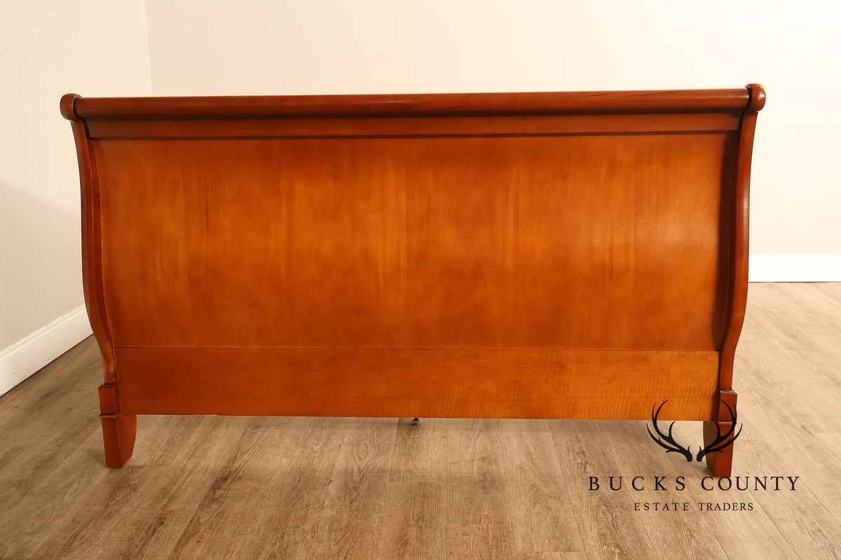 Grange Furniture French Louis Philippe Style Cherry Queen Sleigh Bed