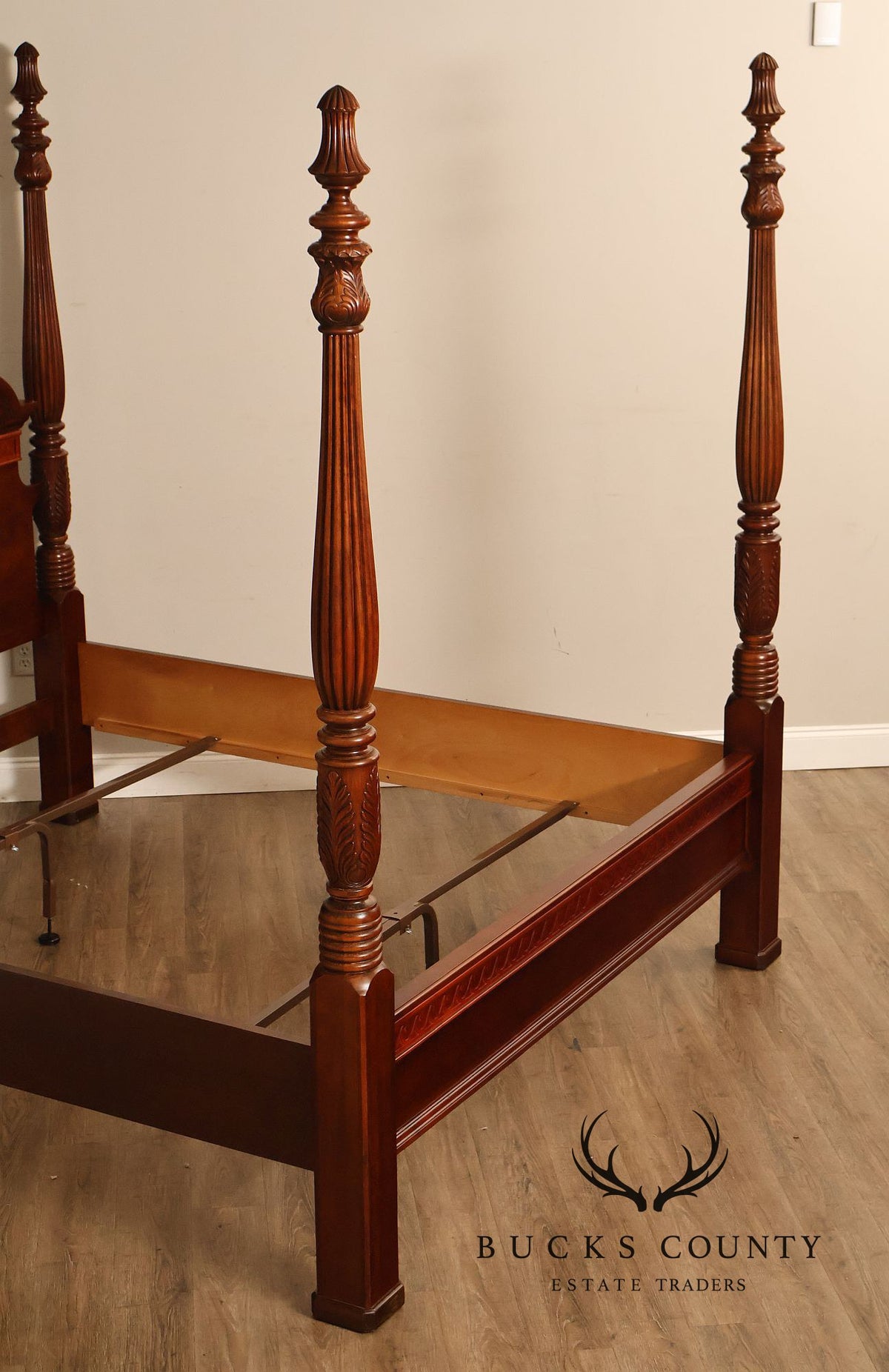 Pennsylvania House Carved Cherry King Poster Bed