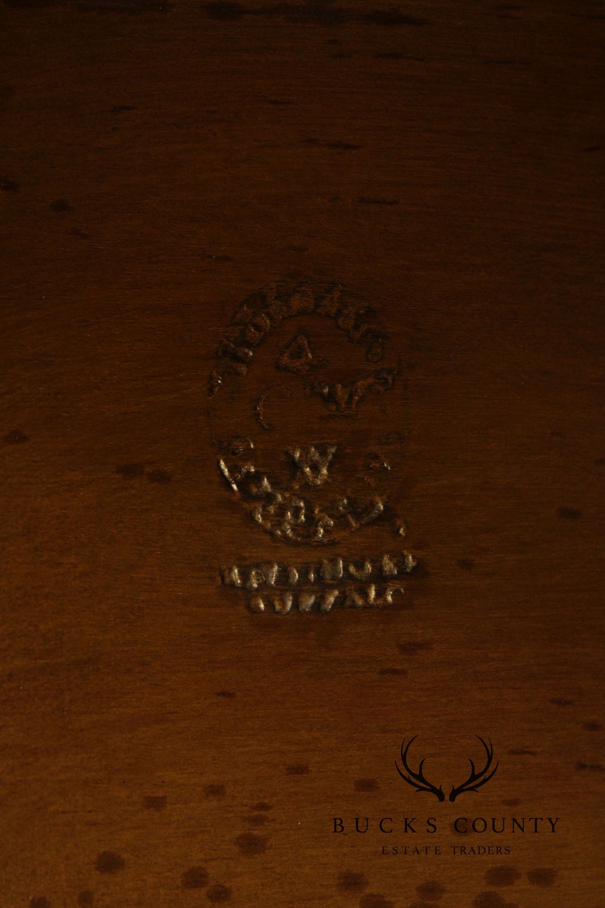 Kittinger Colonial Williamsburg Mahogany Drop Leaf Dining Table