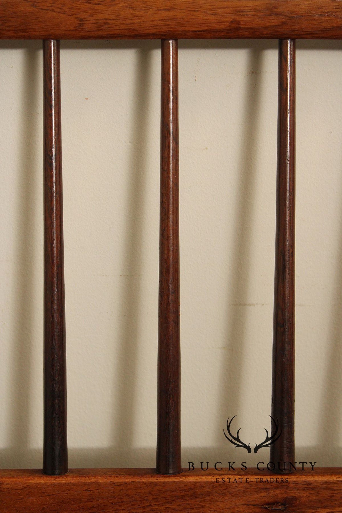 Thomasville Mid Century Modern Black Walnut Full Size Headboard