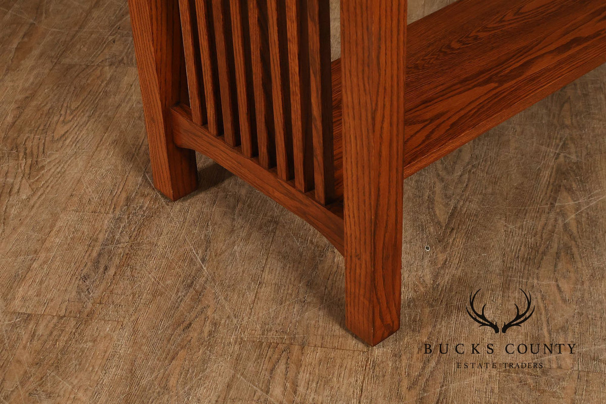 American Arts And Crafts Mission Oak Server Sideboard