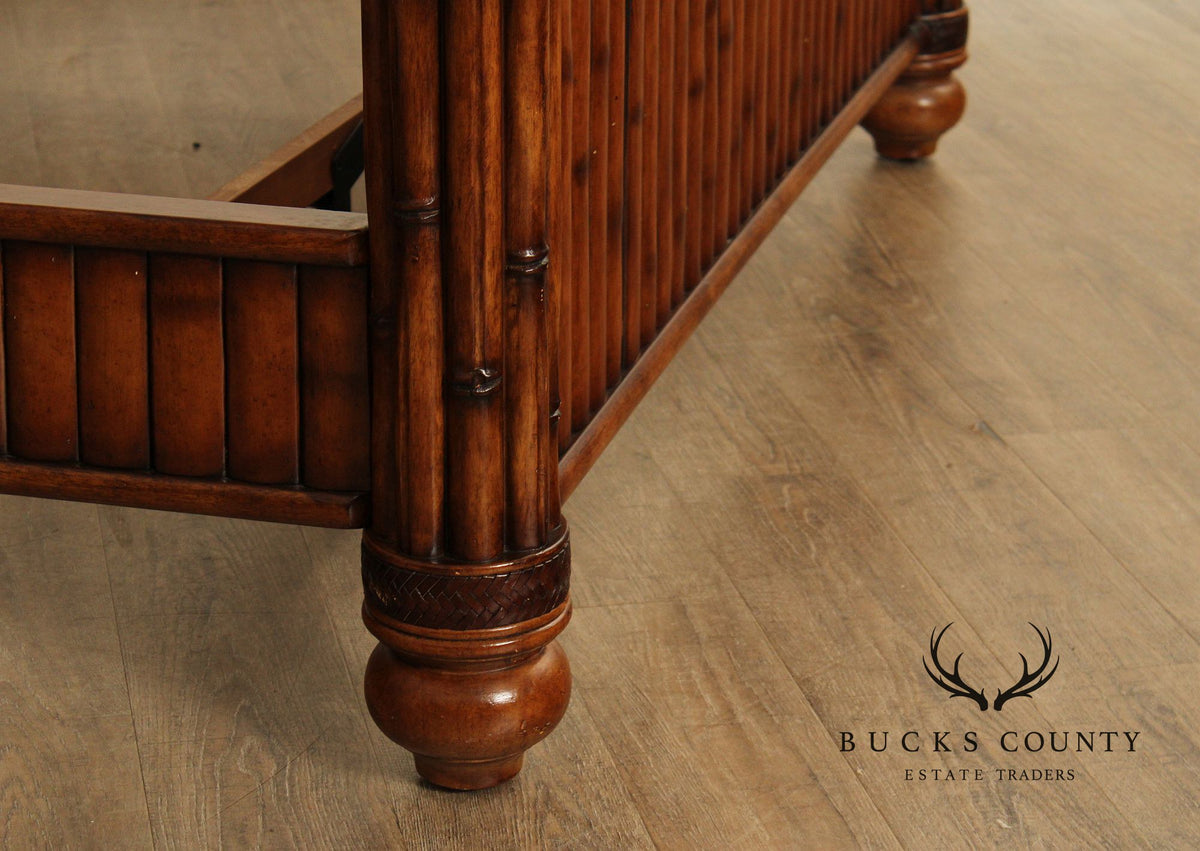 Tommy Bahama British Colonial Style Queen Poster Bed