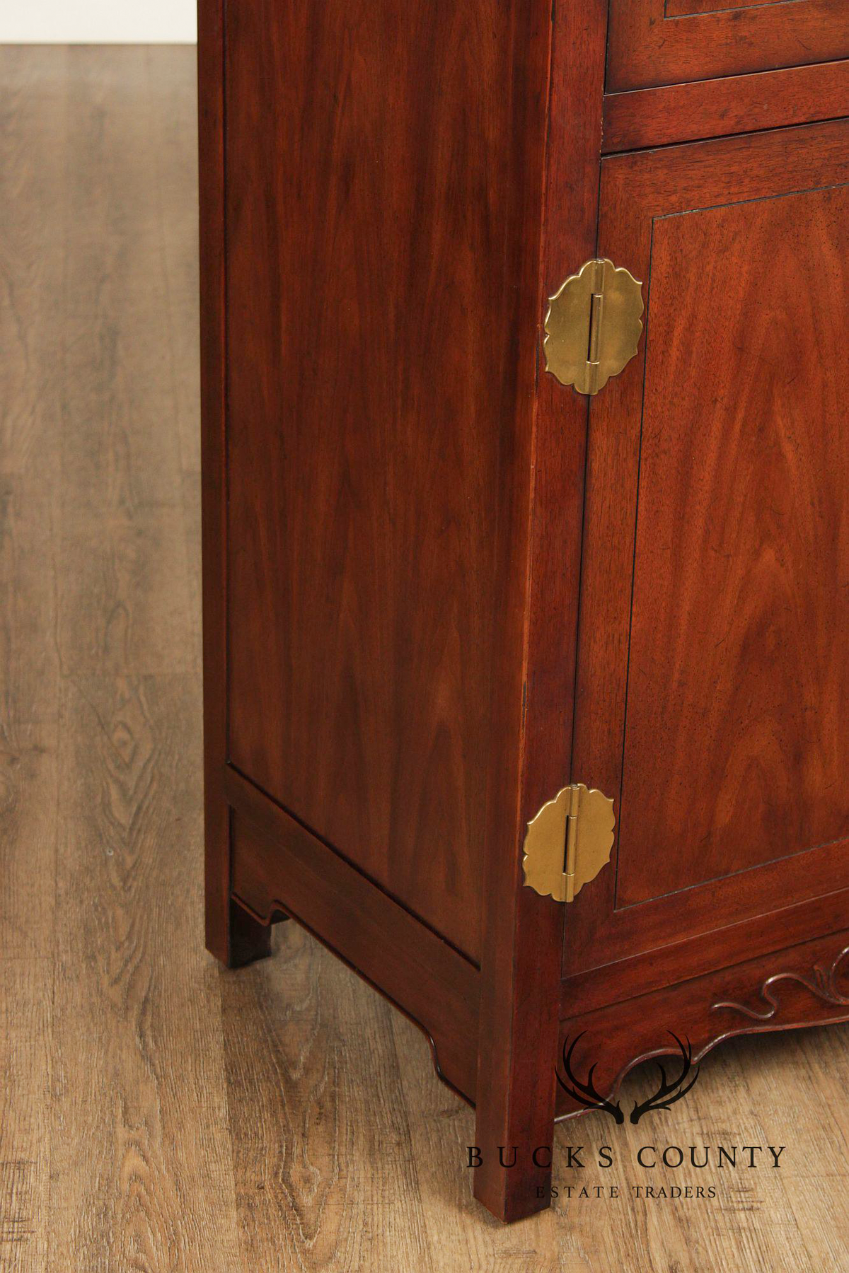 Henredon Asian Style Mahogany Armoire