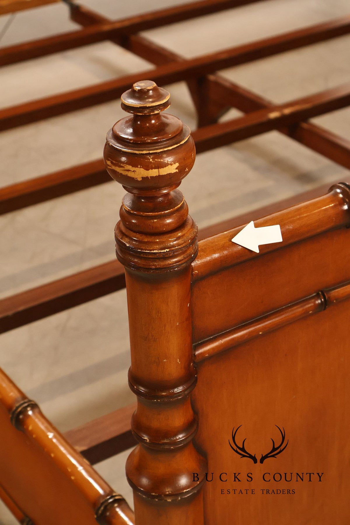 Williams Sonoma Faux Bamboo King Bedframe