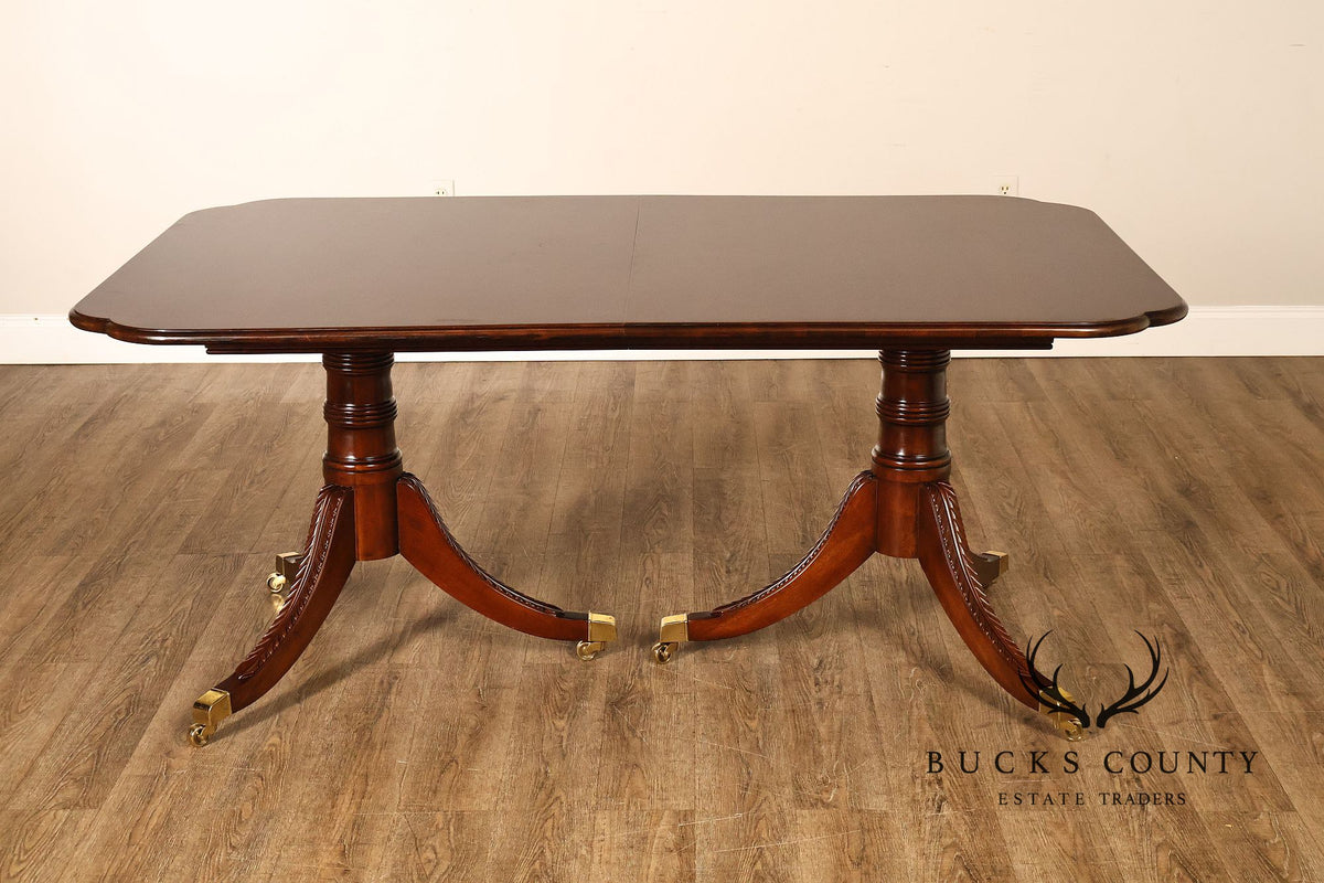 Statton Cherry Double Pedestal Dining Table