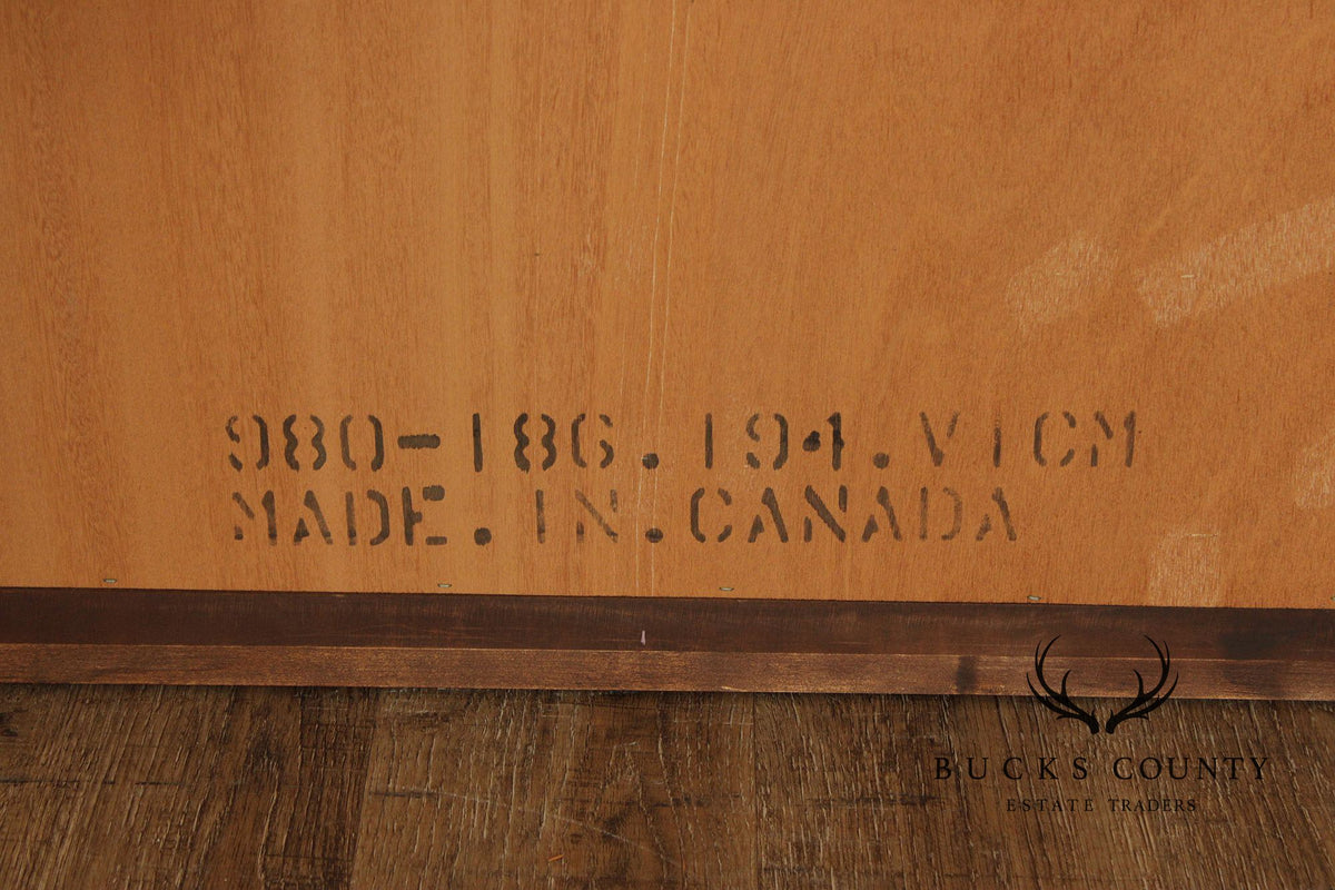 Durham Furniture Maple Tri-Fold Dresser Mirror