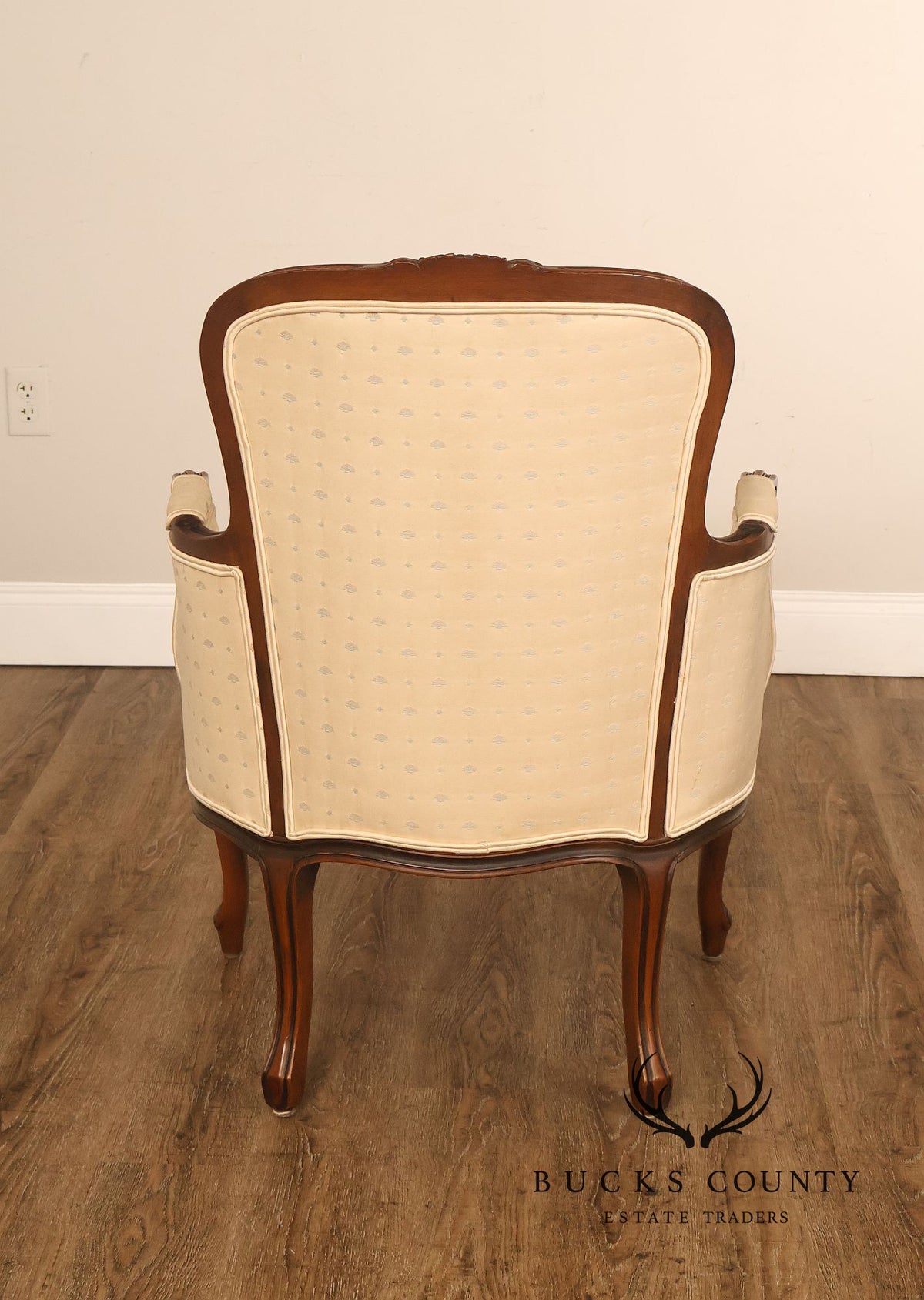 Ethan Allen French Louis XV Style Fauteuil Armchair