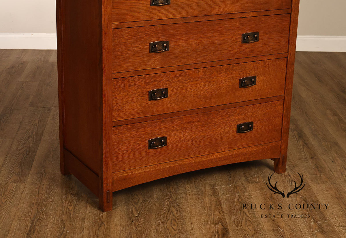 Stickley Mission Collection Oak Eight-Drawer Chest