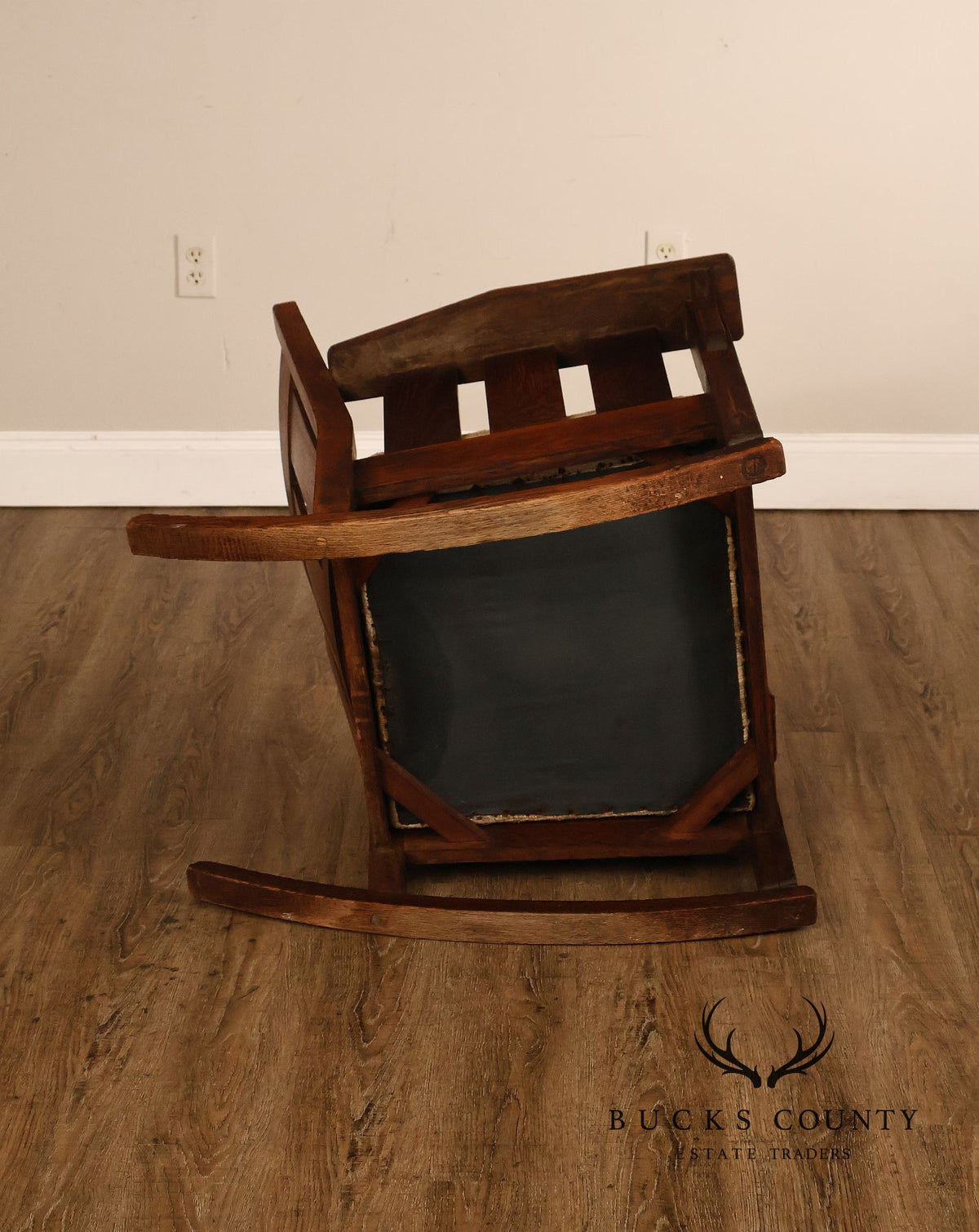 Antique Lifetime Furniture Mission Oak Rocking Chair