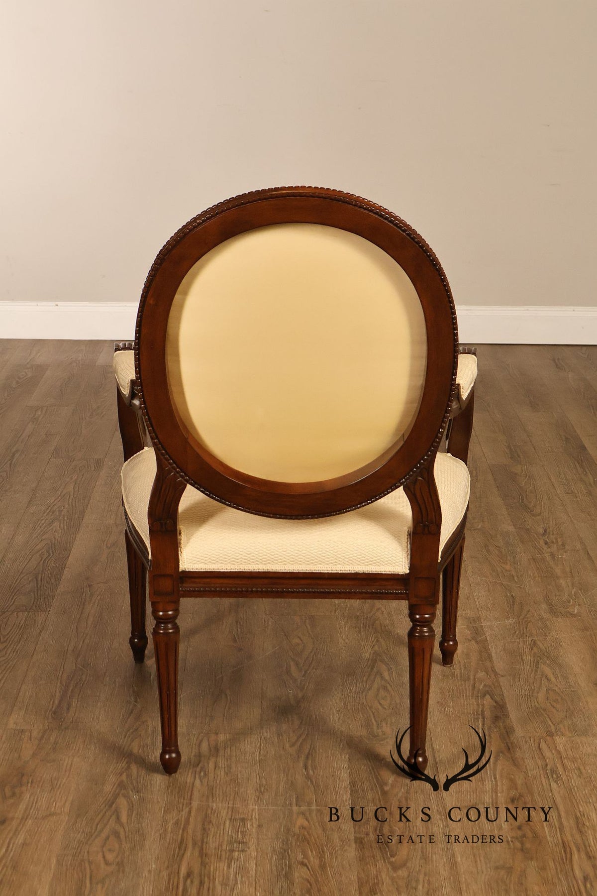 Louis XVI Style Set Of 16 Oval Back Dining Chairs