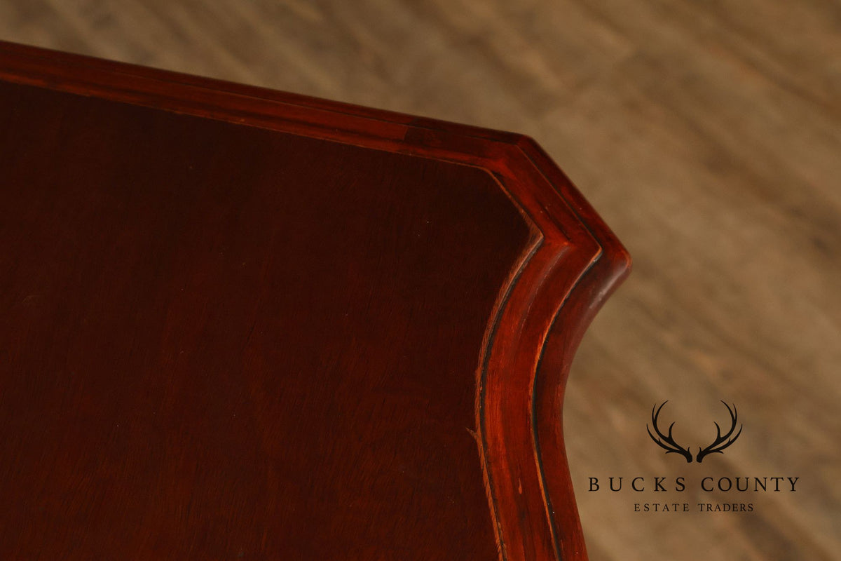 Chippendale Serpentine Mahogany Sideboard Server