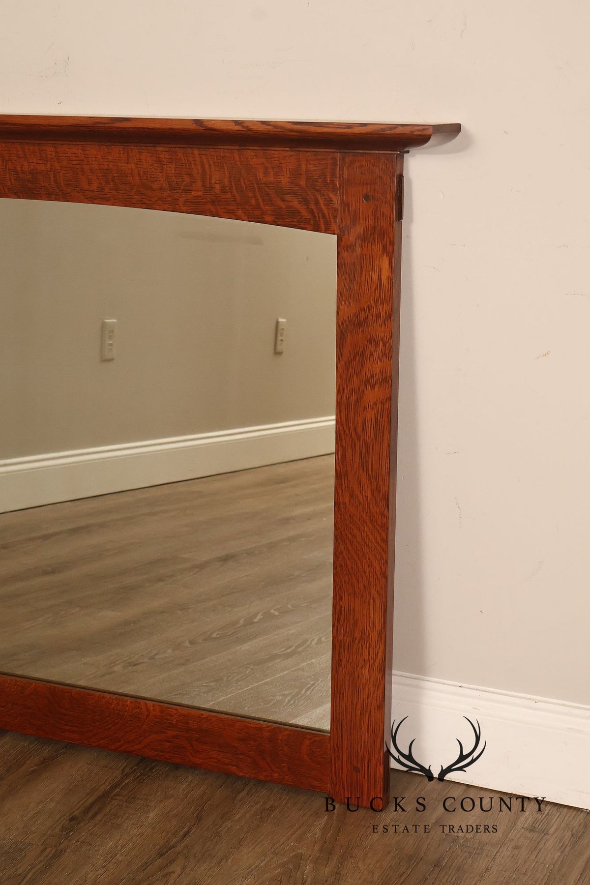 Stickley Mission Collection Oak Wall Mirror