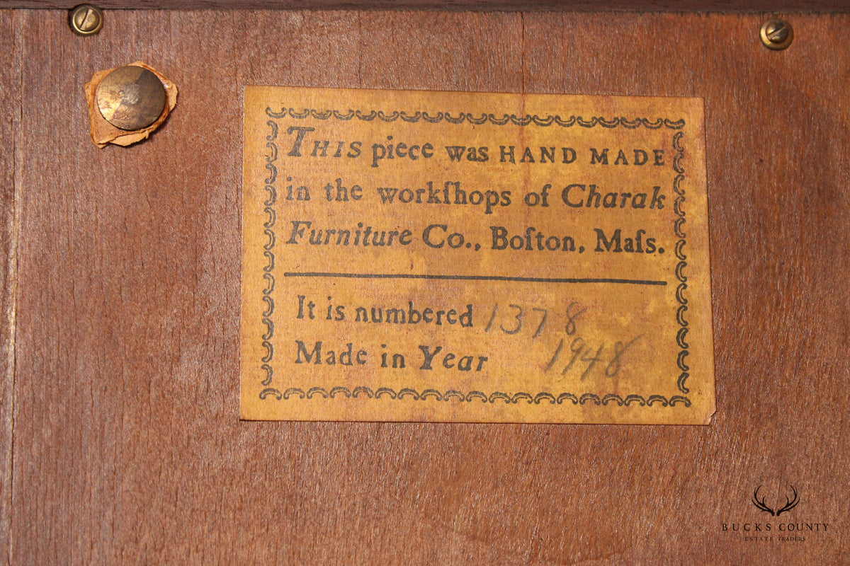 Charak Georgian Style Mahogany Hand Crafted Breakfront