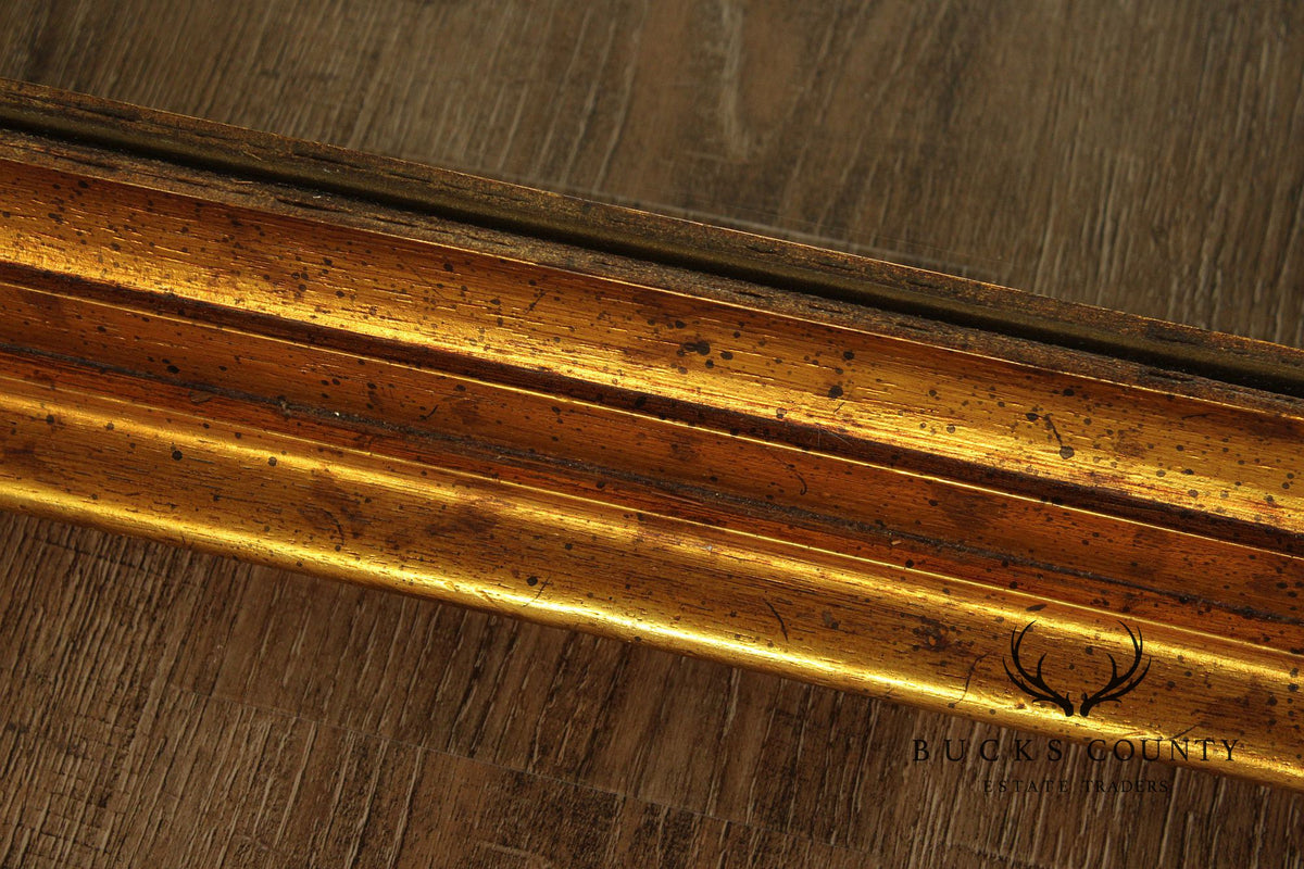 Carolina Mirror Co. Hollywood Regency Gilt Wall Mirror