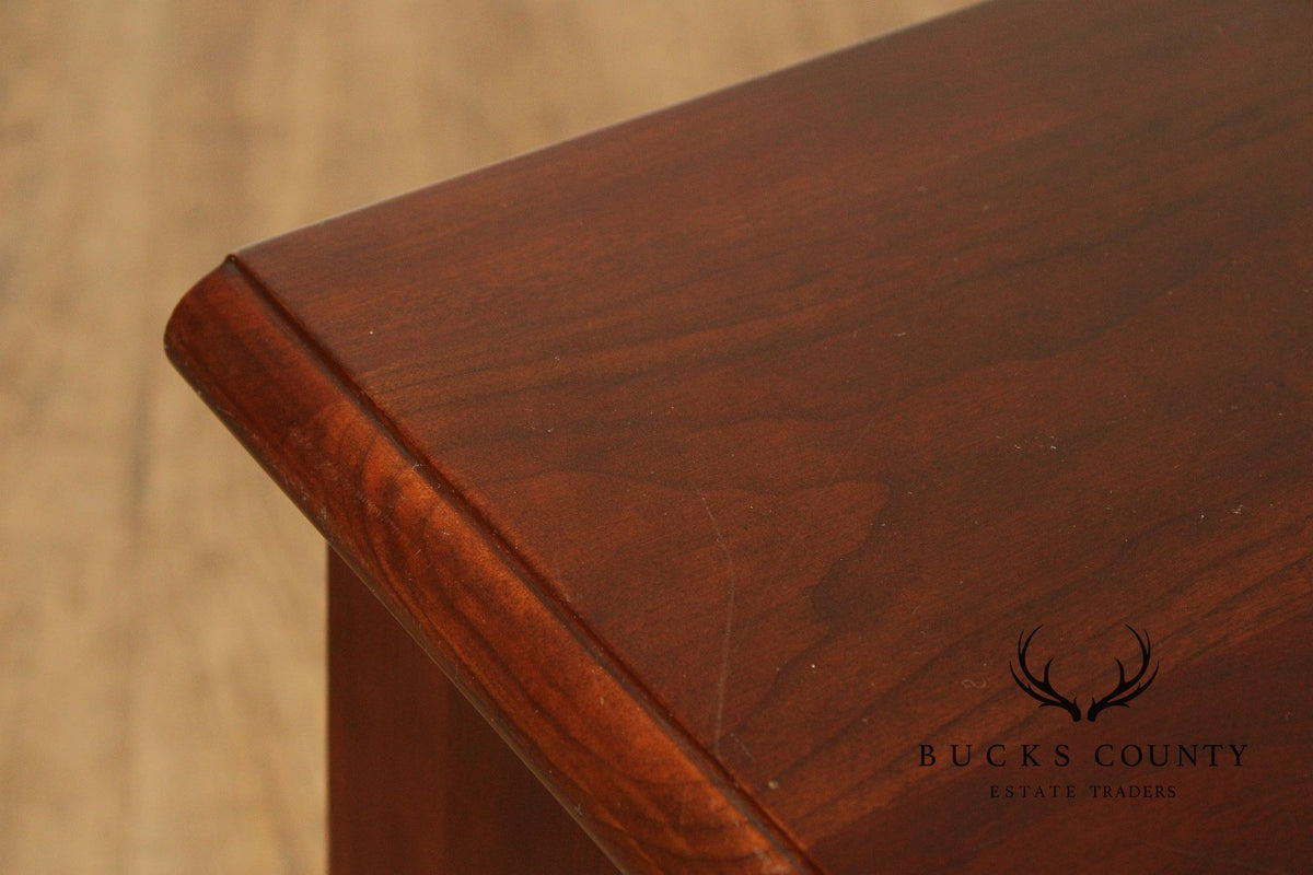 Stickley Chippendale Style Mahogany Nightstand