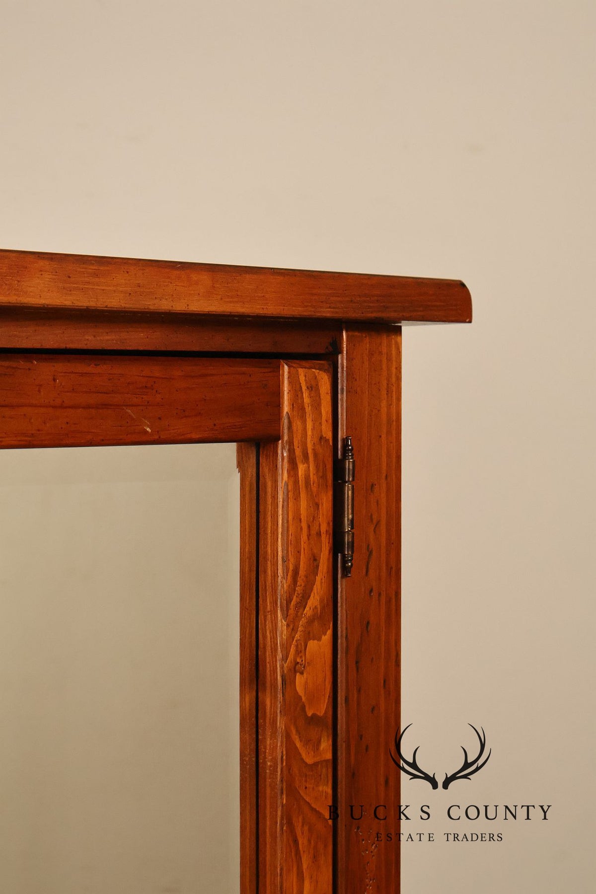 Bassett Furniture American Country Oak Seven Drawer Armoire Chifferobe With Mirror