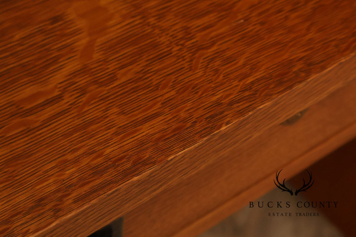 Stickley Mission Collection Oak Executive Desk