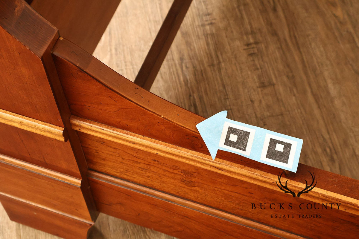 Louis Phillippe Style Cherry Queen Sleigh Bed