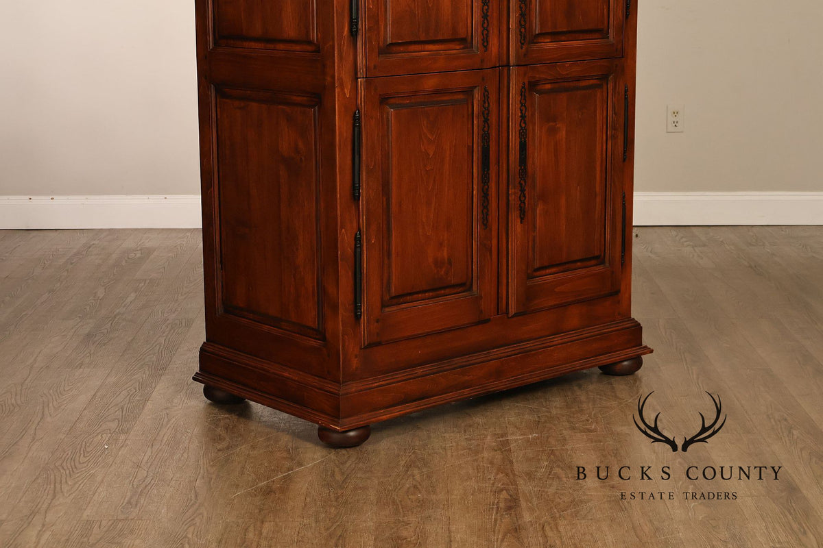 Traditional Entertainment Armoire Media Cabinet
