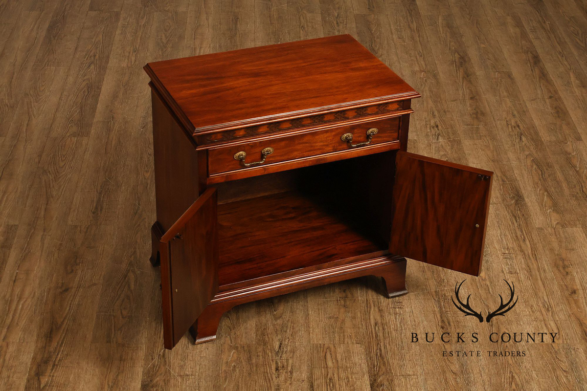 Century Furniture Georgian Style Mahogany Nightstand