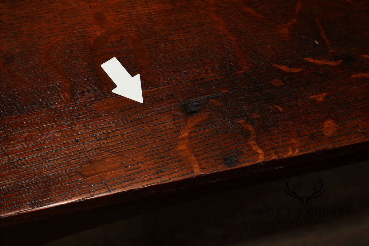 Antique L. & J.G. Stickley Mission Oak Library Table
