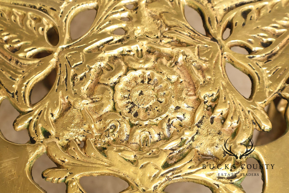 Vintage Brass Trivet Stand