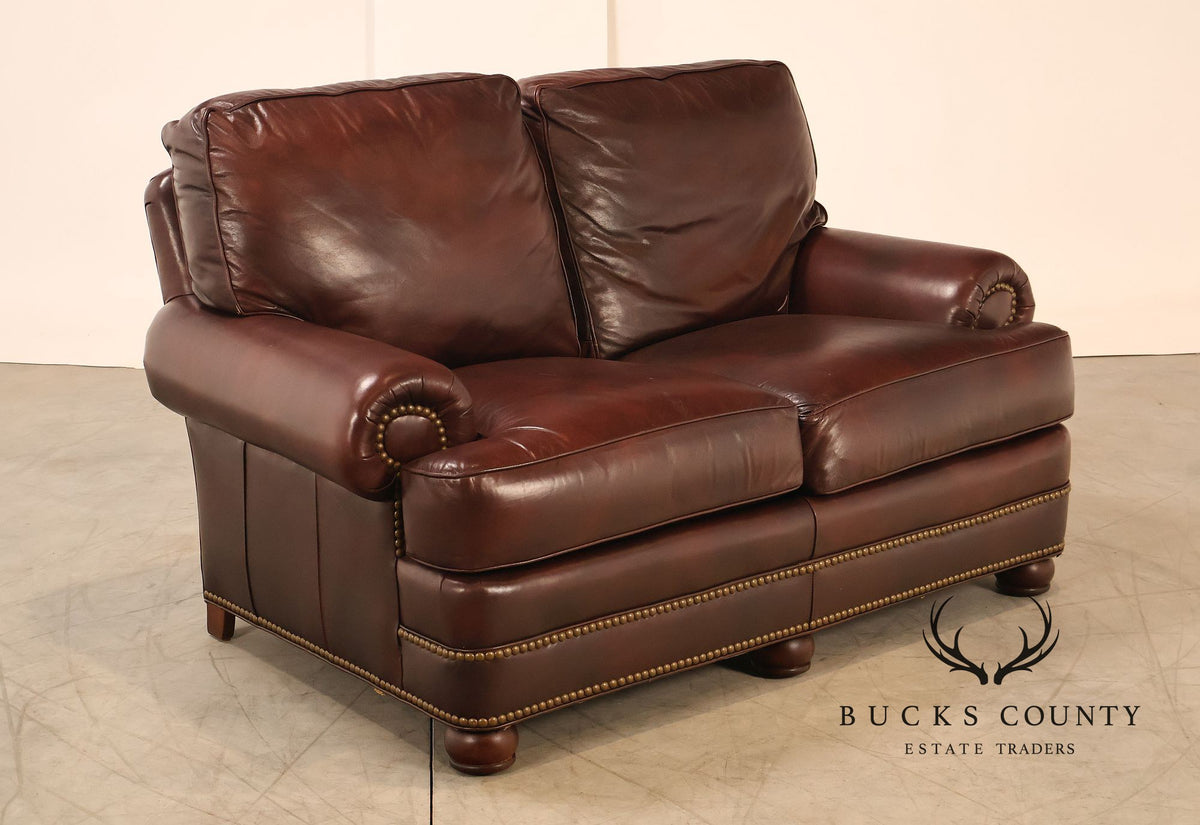 Hancock & Moore Traditional Leather Loveseat