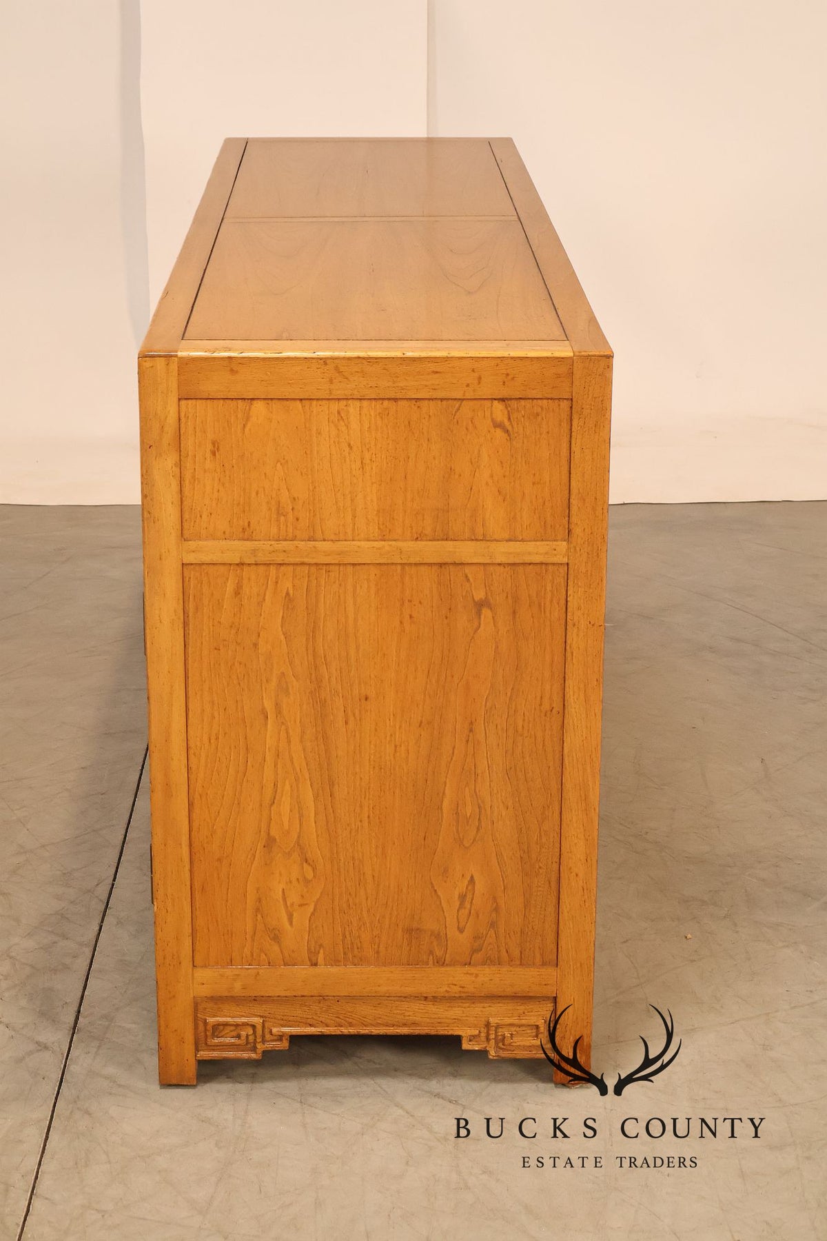 Baker Asian Style Hardwood Credenza Buffet Sideboard