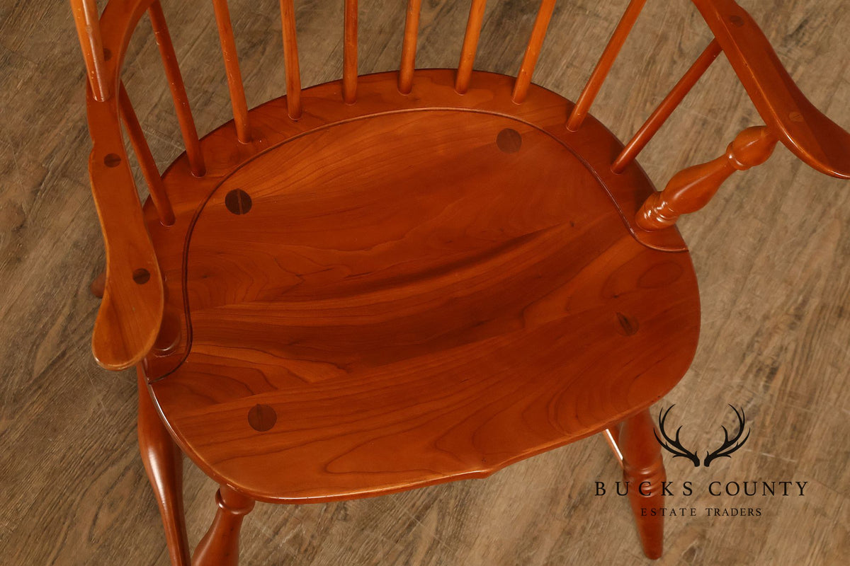 Duckloe Brothers Pair of Cherry Windsor Armchairs