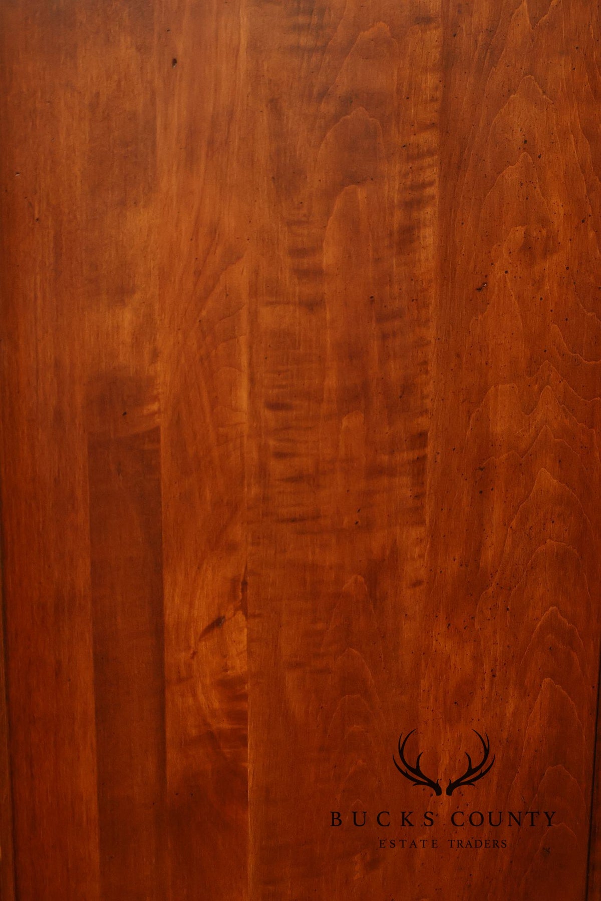 Ethan Allen Country Crossings Maple And Birch Two-Door Armoire Cabinet