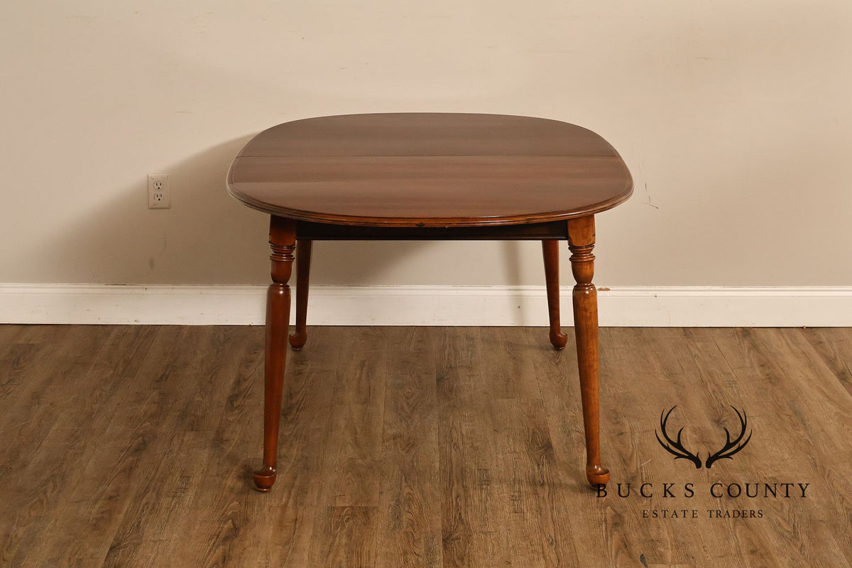 Ethan Allen Georgian Court Vintage Traditional Cherry Dining Table