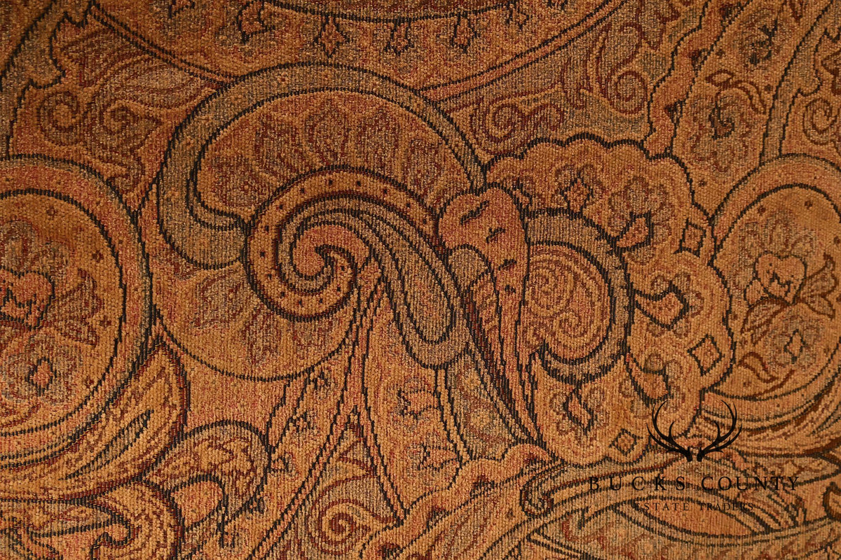 Paisley Upholstered Ottoman