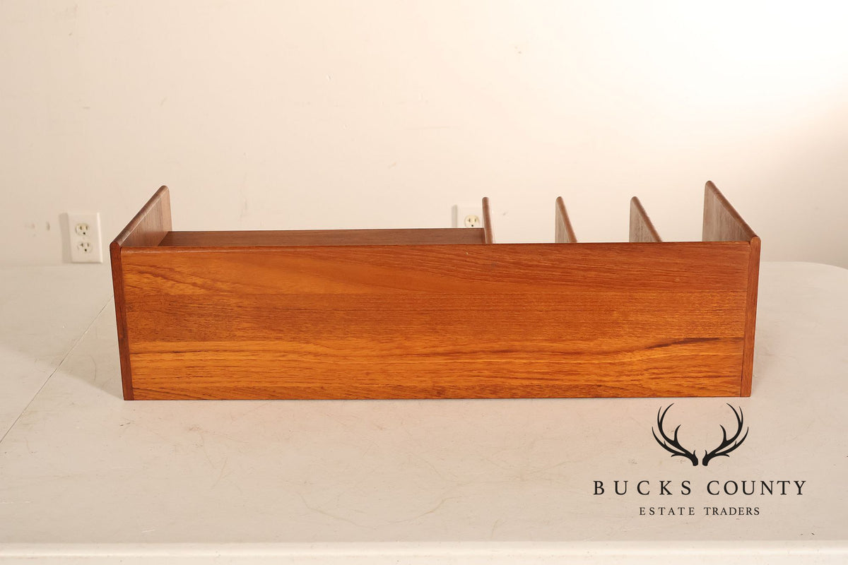Nordisk Andels-Eksport Danish Modern Teak Desk Organizer