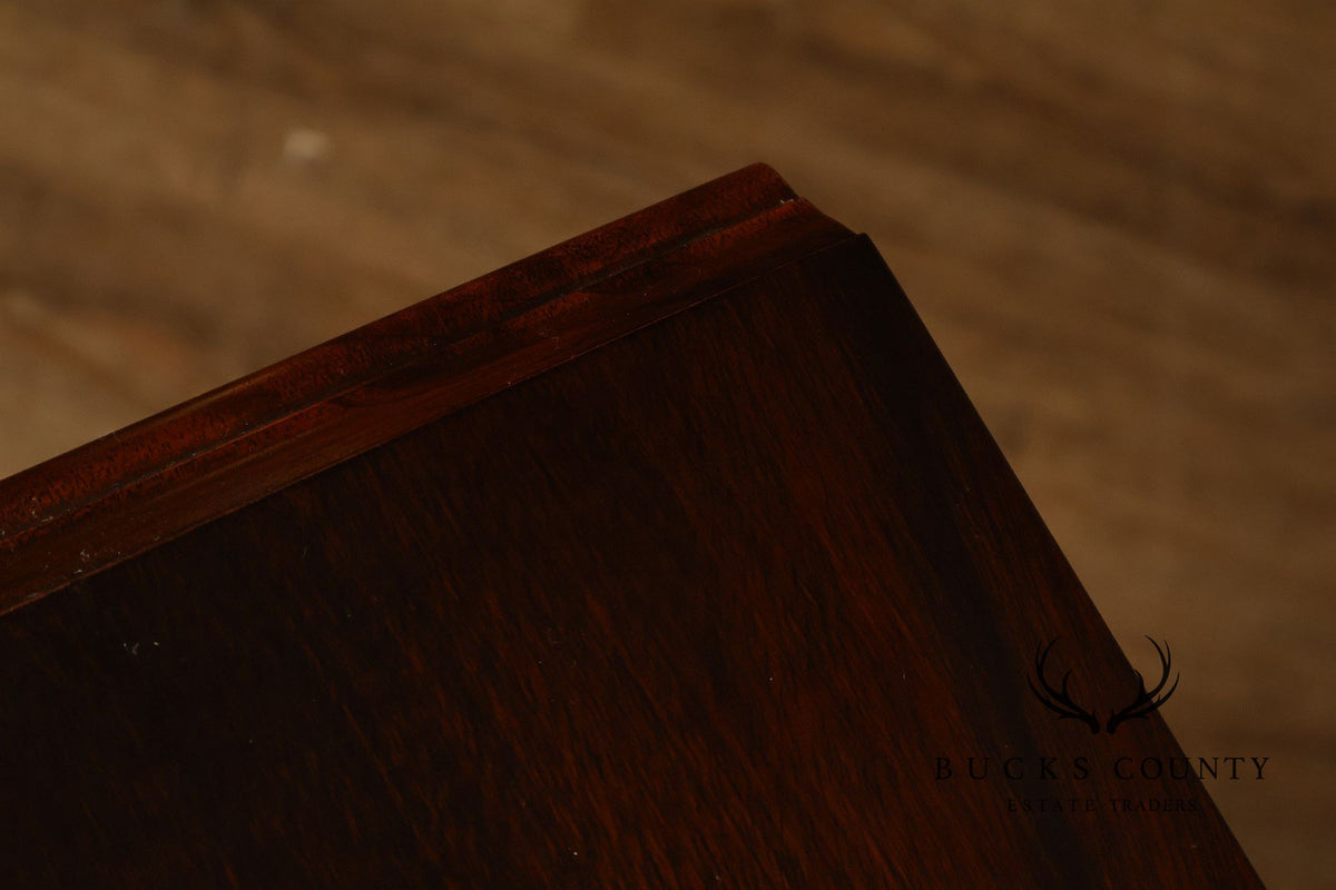 Henkel Harris Queen Anne Banded Mahogany Hunt Board