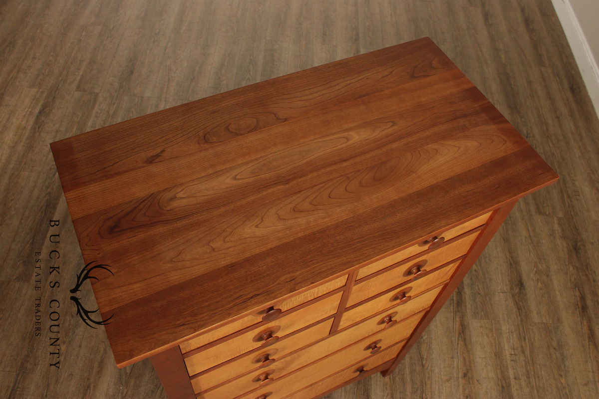 Stickley Harvey Ellis Nine-Drawer Cherry Tall Chest