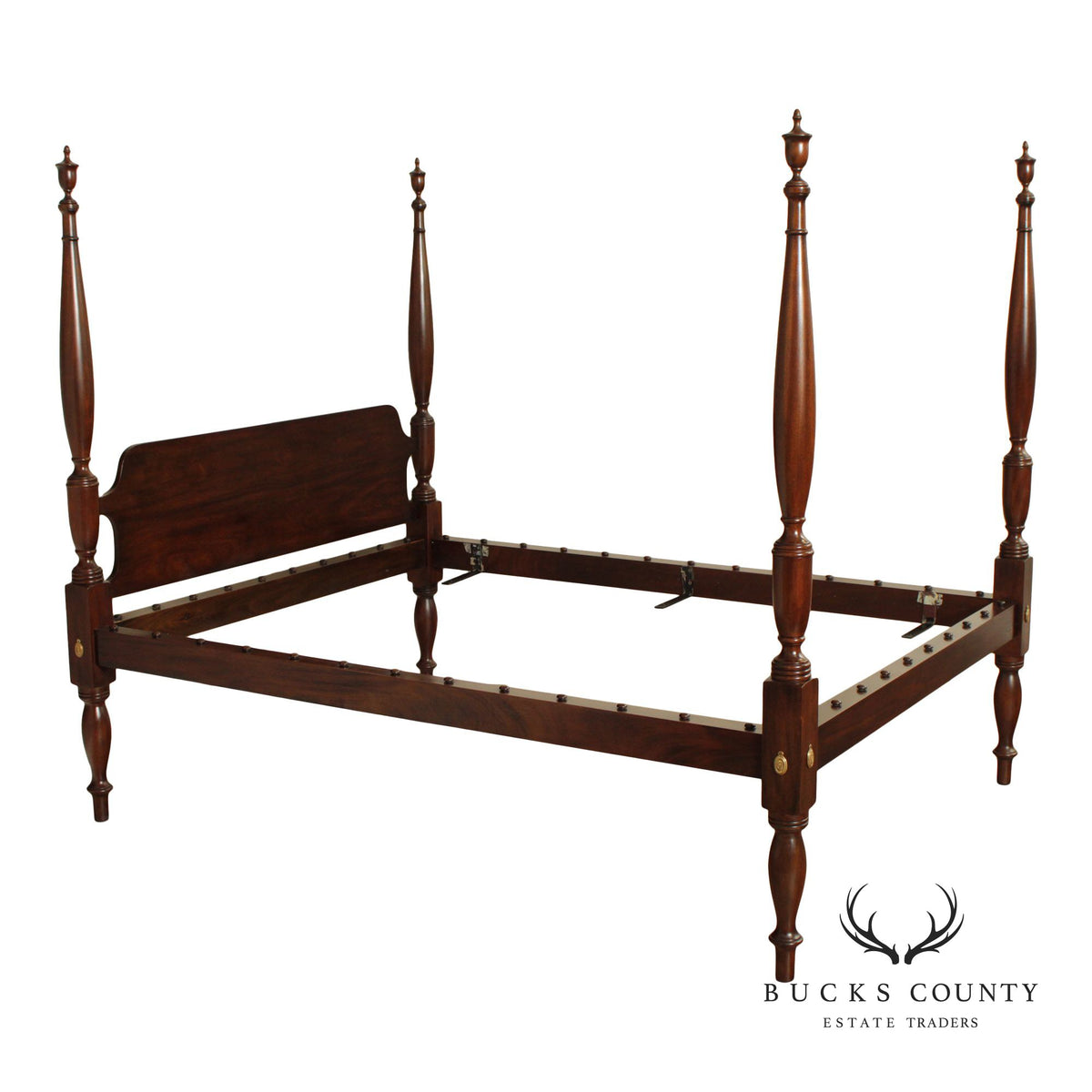 Henkel Harris Mahogany Queen Poster Bed
