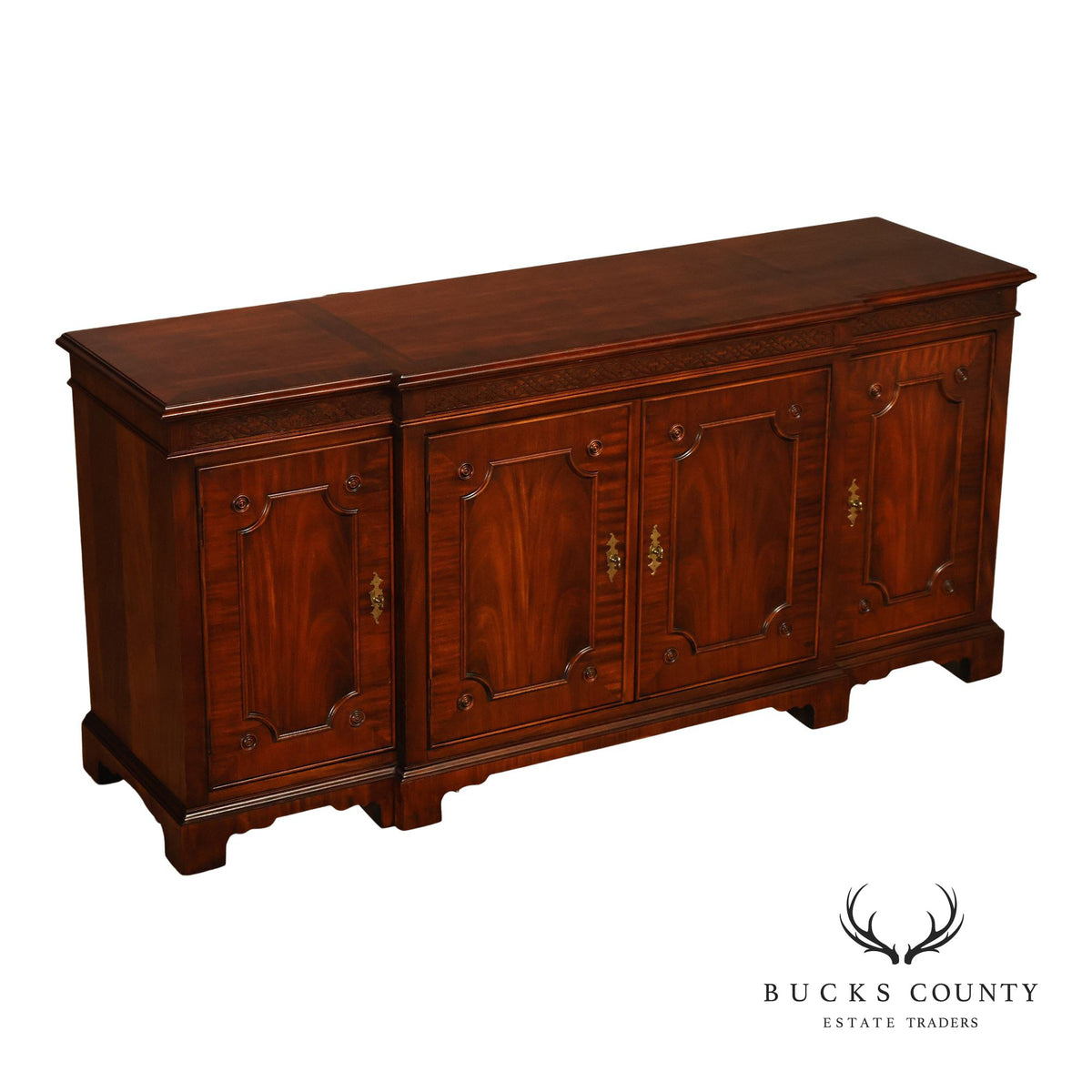 Century Furniture Georgian Style Mahogany Sideboard