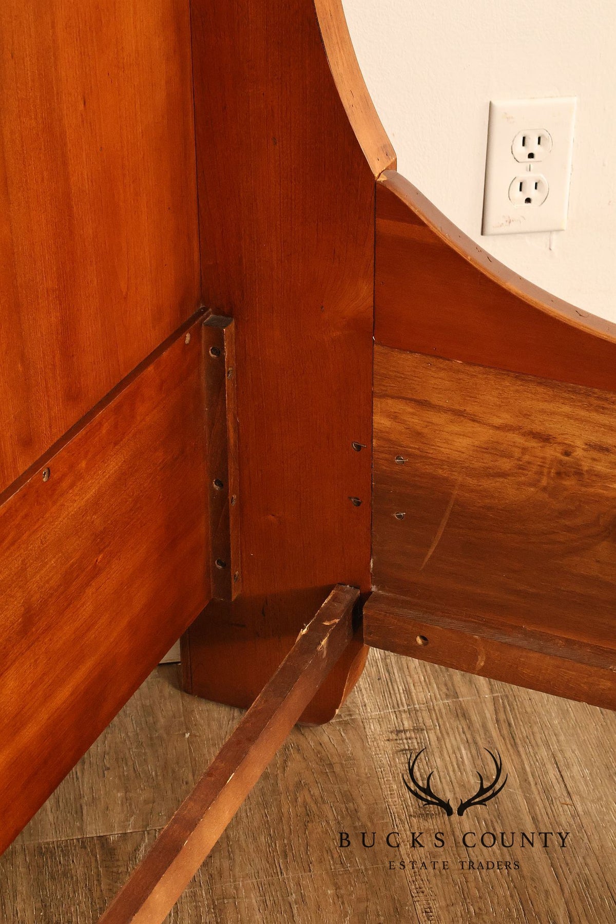 Louis Phillippe Style Cherry Queen Sleigh Bed