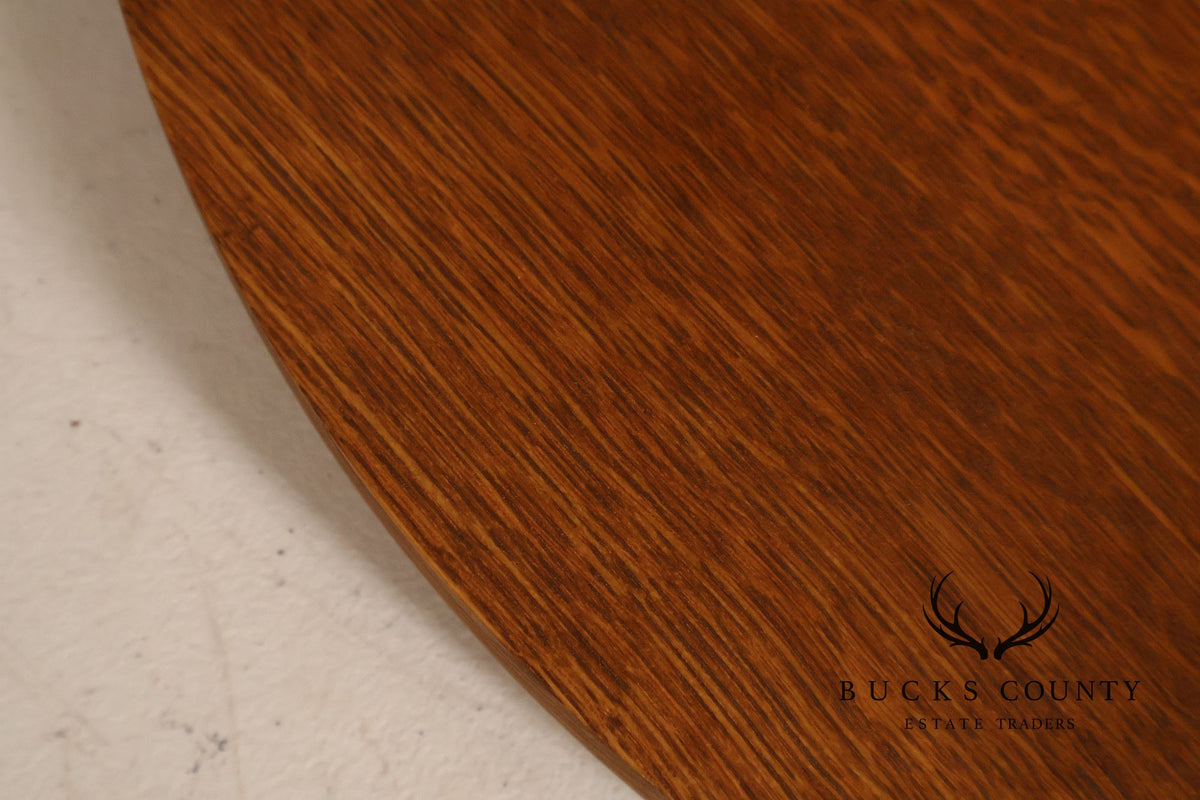 Stickley Mission Collection Round Oak Lazy Susan