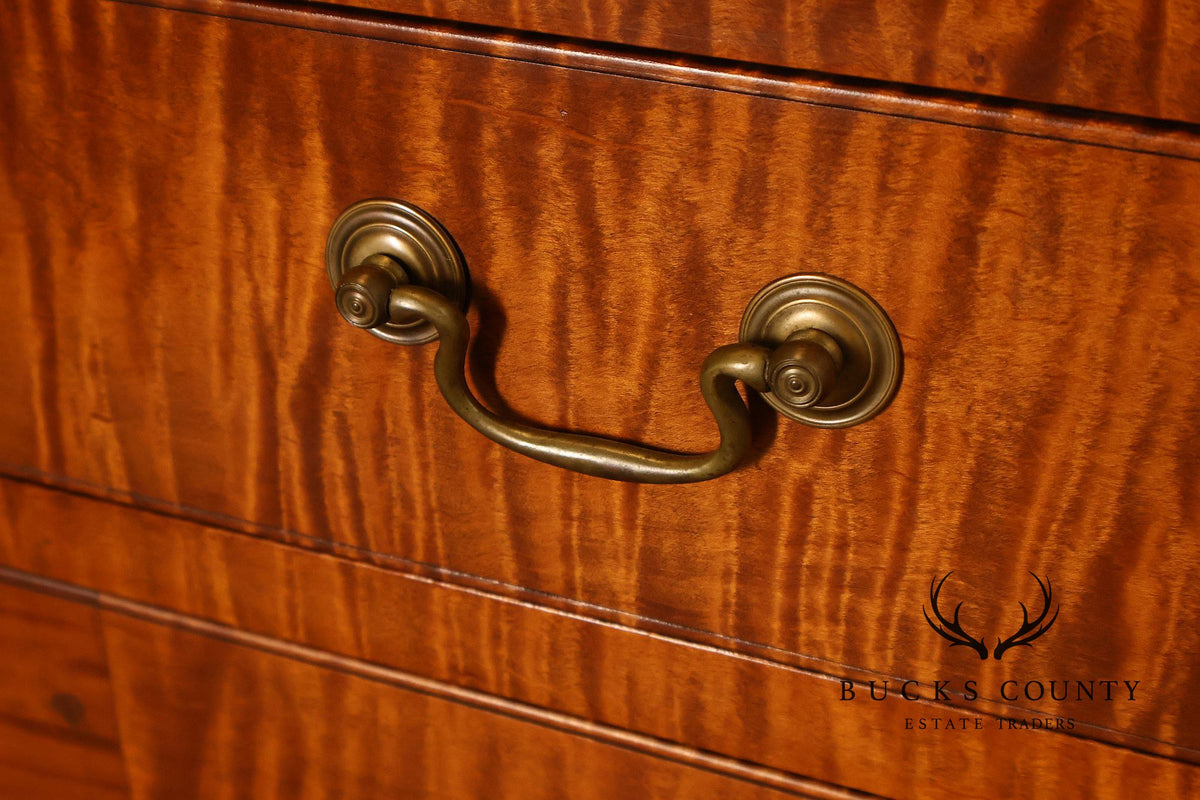 Louis Irion Tiger Maple Corner Cabinet*