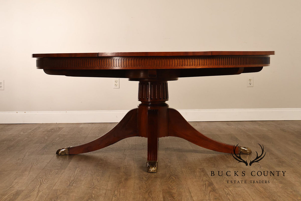Baker Furniture Stately Homes Mahogany Capstan Jupe Dining Table