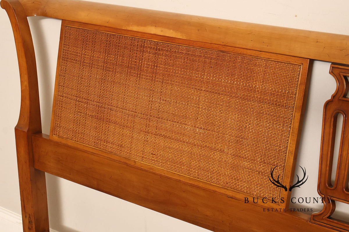John Widdicomb Mid Century Modern Caned King Size Headboard