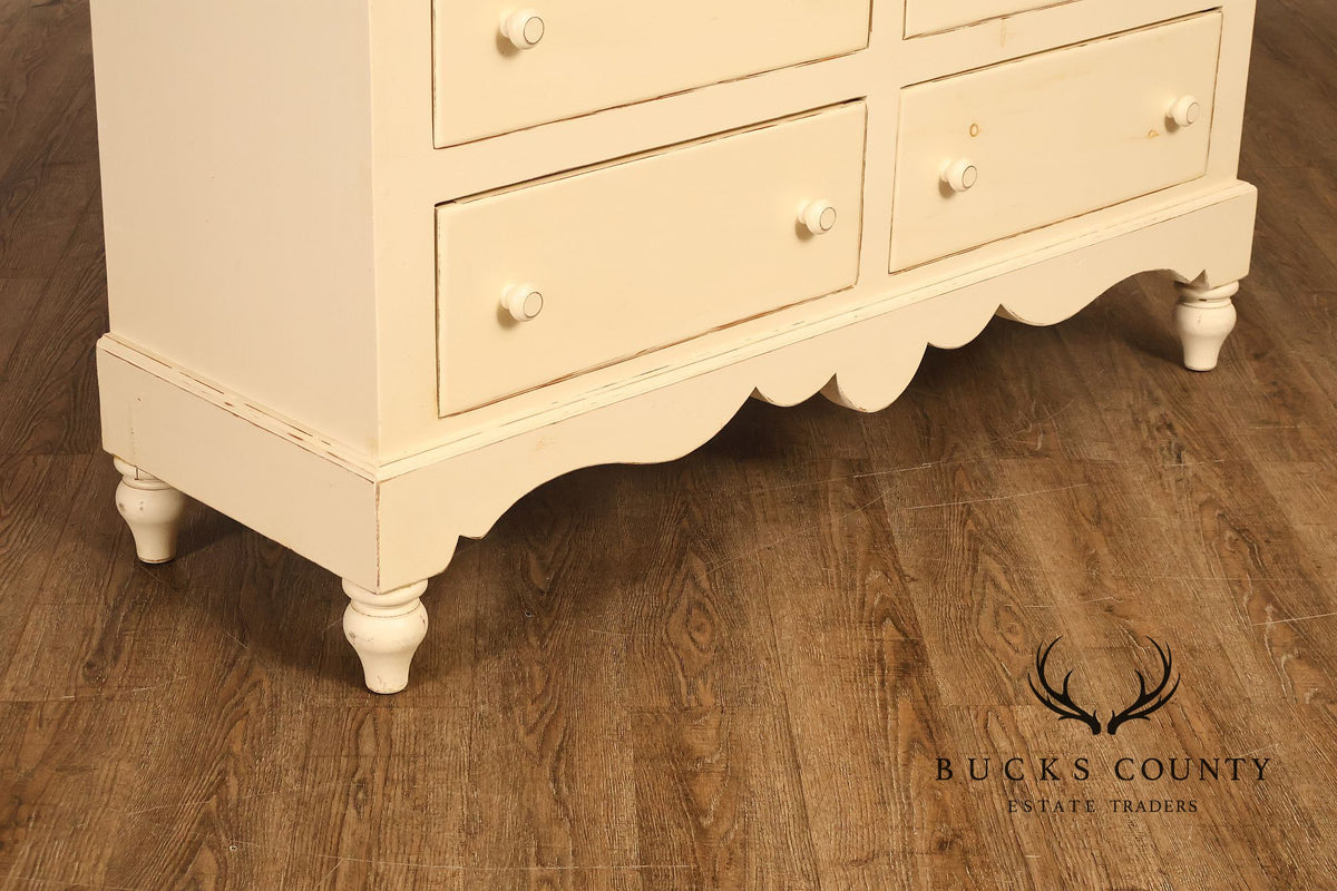 Coastal Style Painted Chest of Drawers