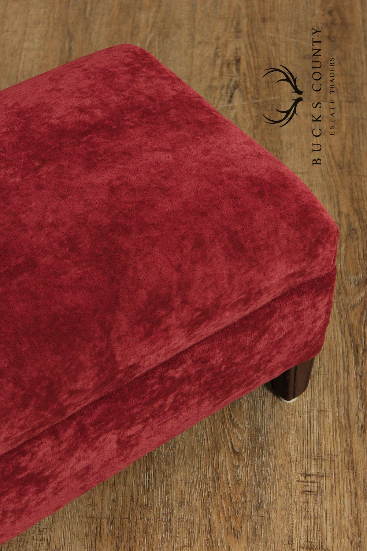 Vintage Upholstered Ottoman