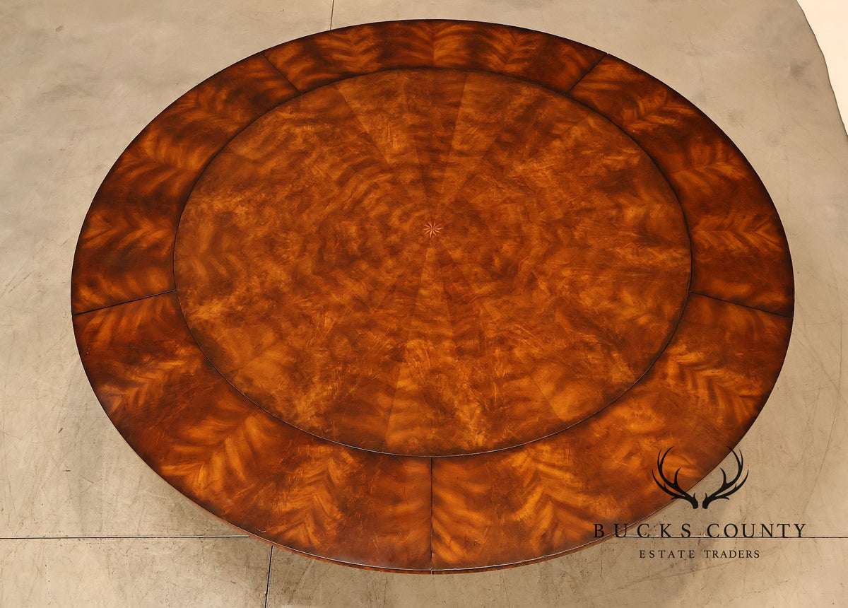 Maitland Smith 'Roundabout' Mahogany Expandable Dining Table