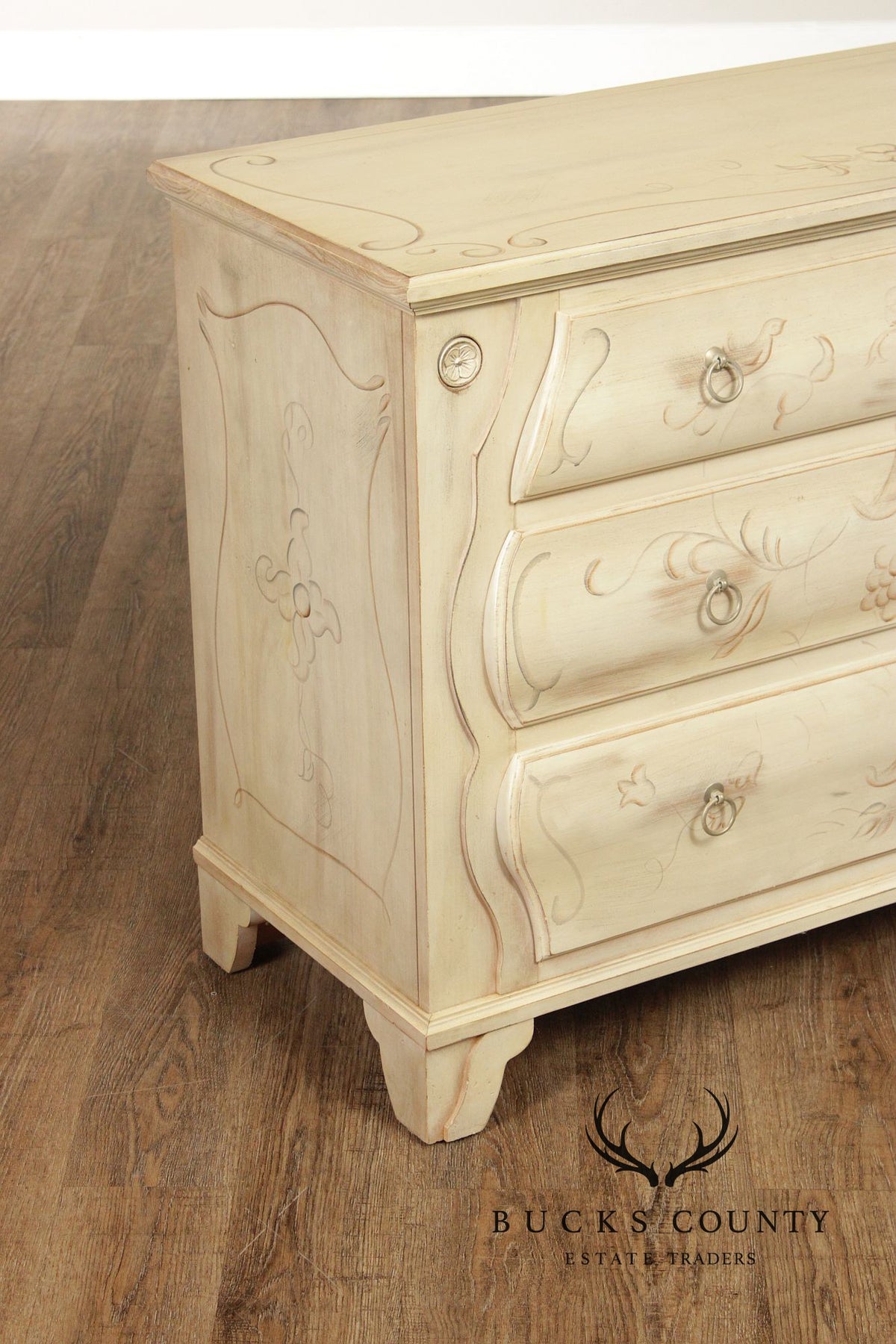 Ethan Allen 'Legacy' Paint Decorated Chest of Drawers