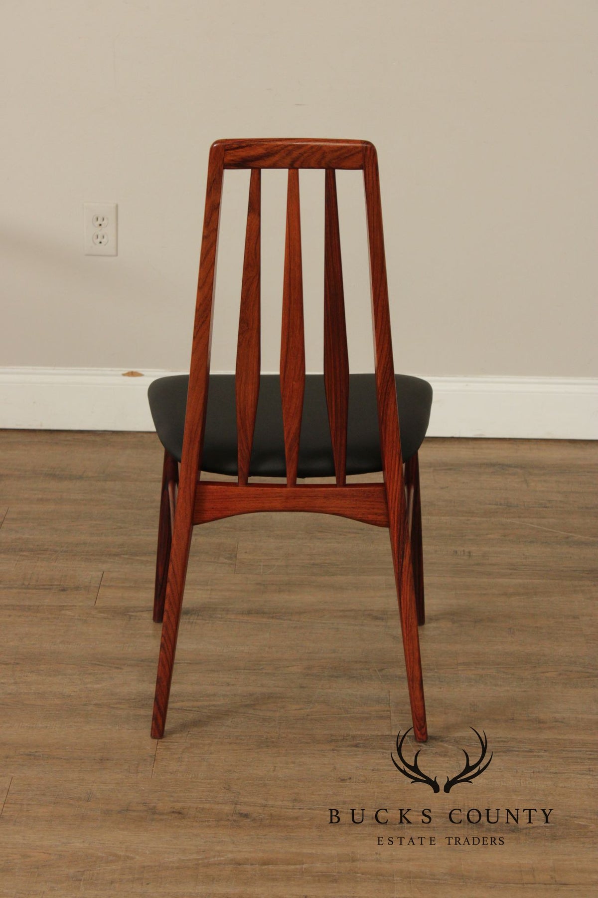 Niels Koefoed Danish Modern Set of Six Rosewood Eva Dining Chairs
